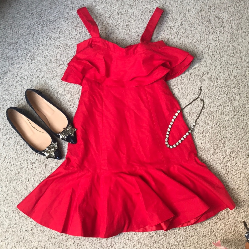 Jill Jill Stuart Red Cocktail Dress